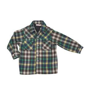 Lucky Wang NYC Boys Fleece Lined Flannel Shirt